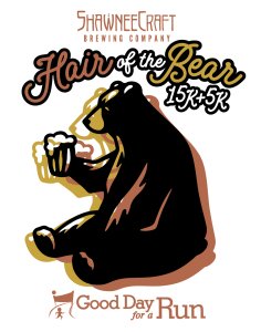 Hair of the Bear 15K & 5K Logo