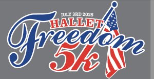 Hallett Freedom 5K Run/Walk 2027 Logo