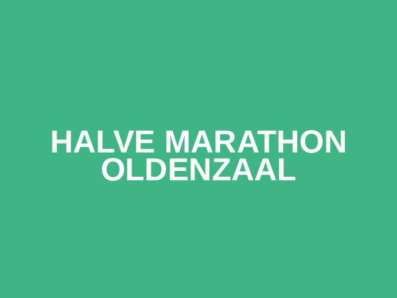 Halve Marathon Oldenzaal