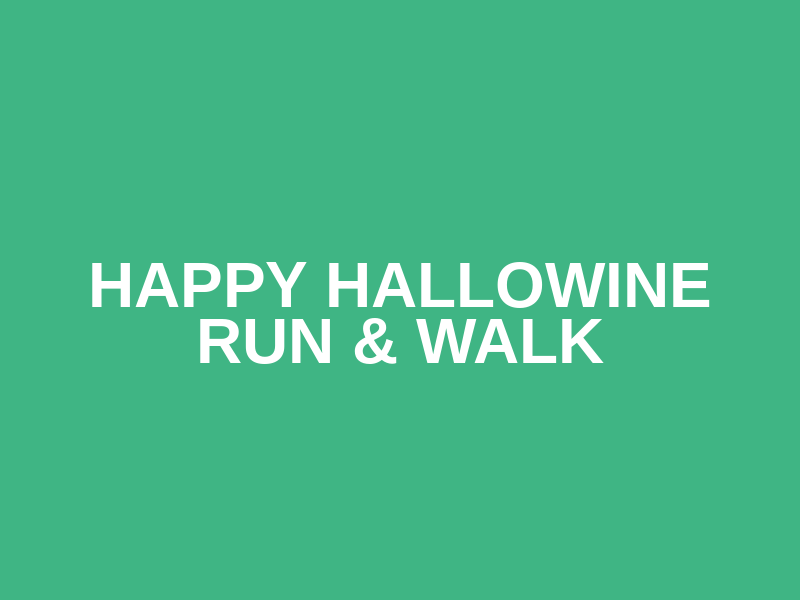 Happy HalloWINE Run & Walk Logo