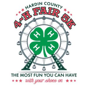 Hardin County Fair 4-H 5K Run/Walk Logo