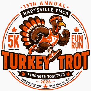 Hartsville YMCA Turkey Trot Logo