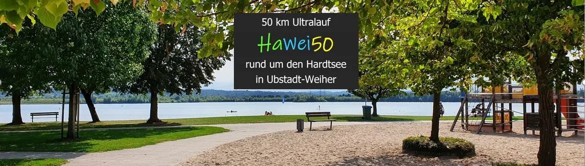 HaWei50 - 50 km Ultralauf rund um den Hardtsee in Ubstadt-Weiher Logo