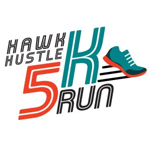 HAWK HUSTLE 5K RUN/WALK Logo