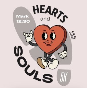 Hearts and Souls 5K Logo