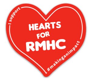 Hearts for RMHKC Half Marathon,10K, 5K, 1 Mile Walk, & Kid's Fun Run Logo