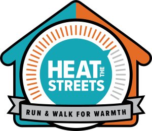 Heat the Streets Run & Walk for Warmth Logo