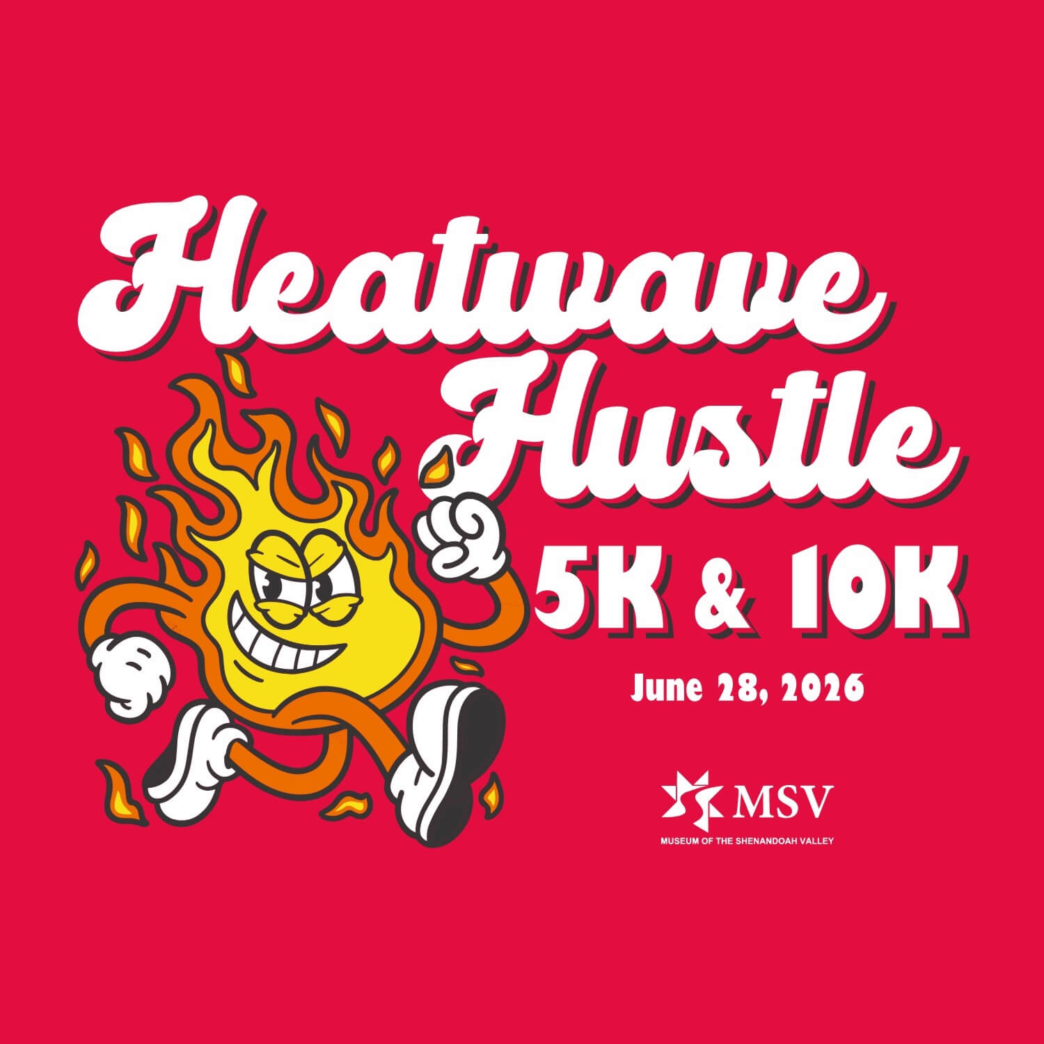 Heatwave Hustle 5k & 10k Logo