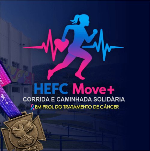 HEFC MOVE+ CORRIDA E CAMINHADA SOLIDÁRIA Logo