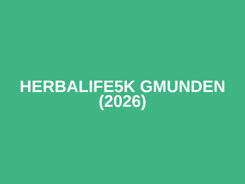 herbalife5k Gmunden (2026) Logo