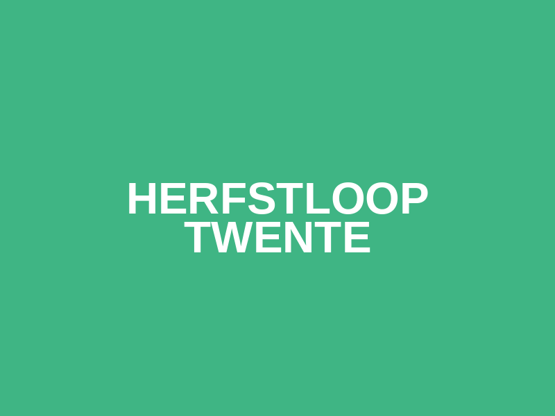 Herfstloop Twente