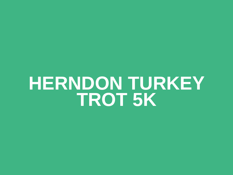 Herndon Turkey Trot 5K Logo