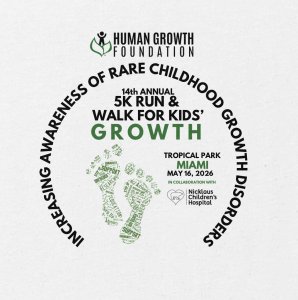 HGF's 14th Annual 5K Run & Walk for Kids' Growth - Miami Logo