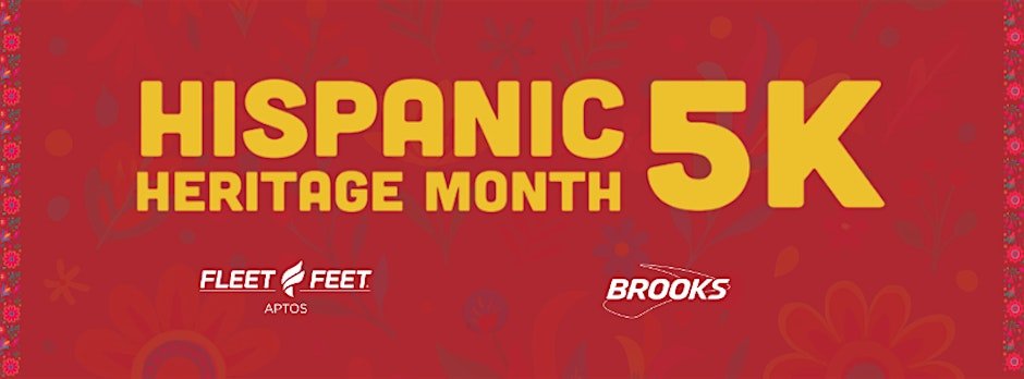 Hispanic Heritage 5k with Brooks Logo