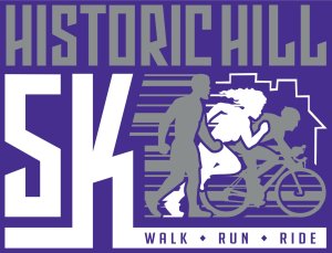 Historic Hill Run, Walk and Ride Logo