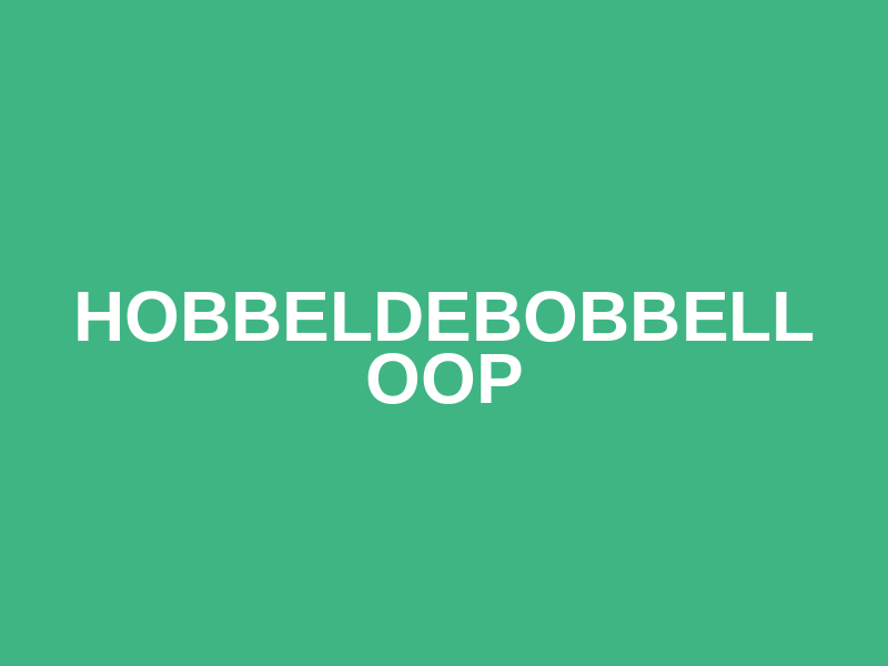 Hobbeldebobbelloop
