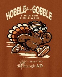 Hobble Then Gobble 5 Mile and 2 Mile Walk Logo