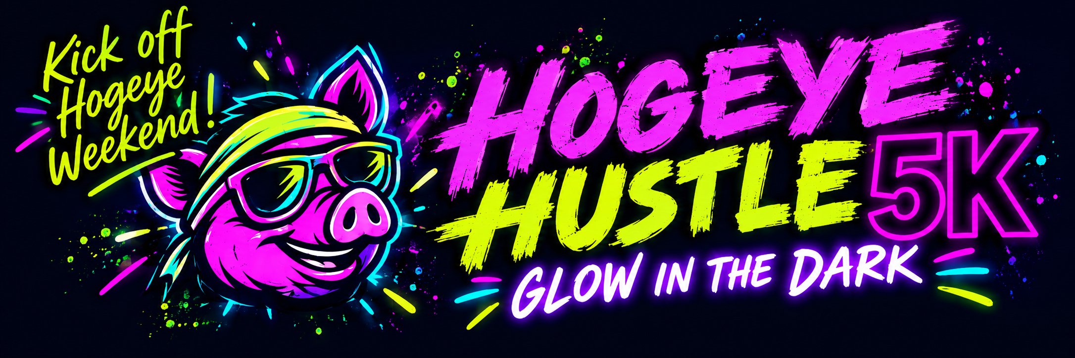 Hogeye Hustle 5k -- Glow in the Dark