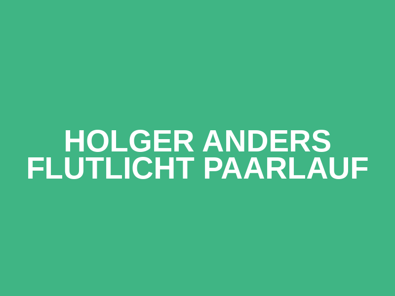 Holger Anders Flutlicht Paarlauf Logo