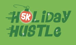 Holiday Hustle 5k Run/Walk Logo