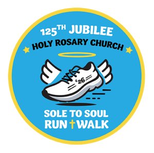 Holy Rosary Sole to Soul 5k Logo
