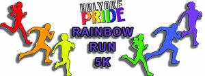 Holyoke Pride Rainbow Run 5K and 1 Mile Fun Walk Logo