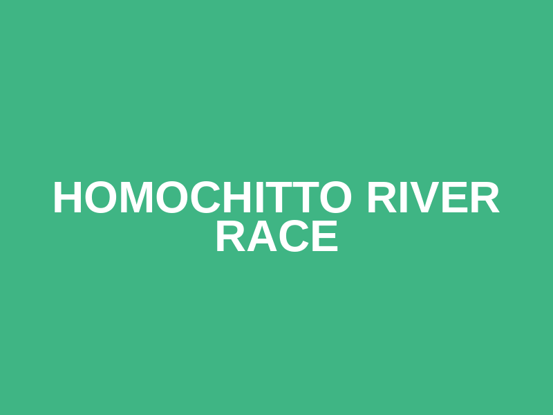 Homochitto River Race