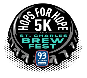 Hops for Hope 5K & BrewFest Presented by 93 Octane Brewery 2026 Logo