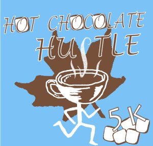 Hot Chocolate Hustle 5k in Memory of John "Ralphie" McDaid Logo