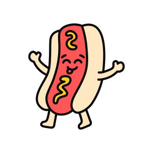 Hot Dog Hustle 5K Logo