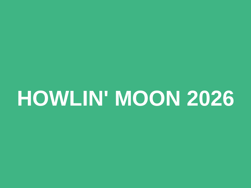 Howlin' Moon 2026 Logo