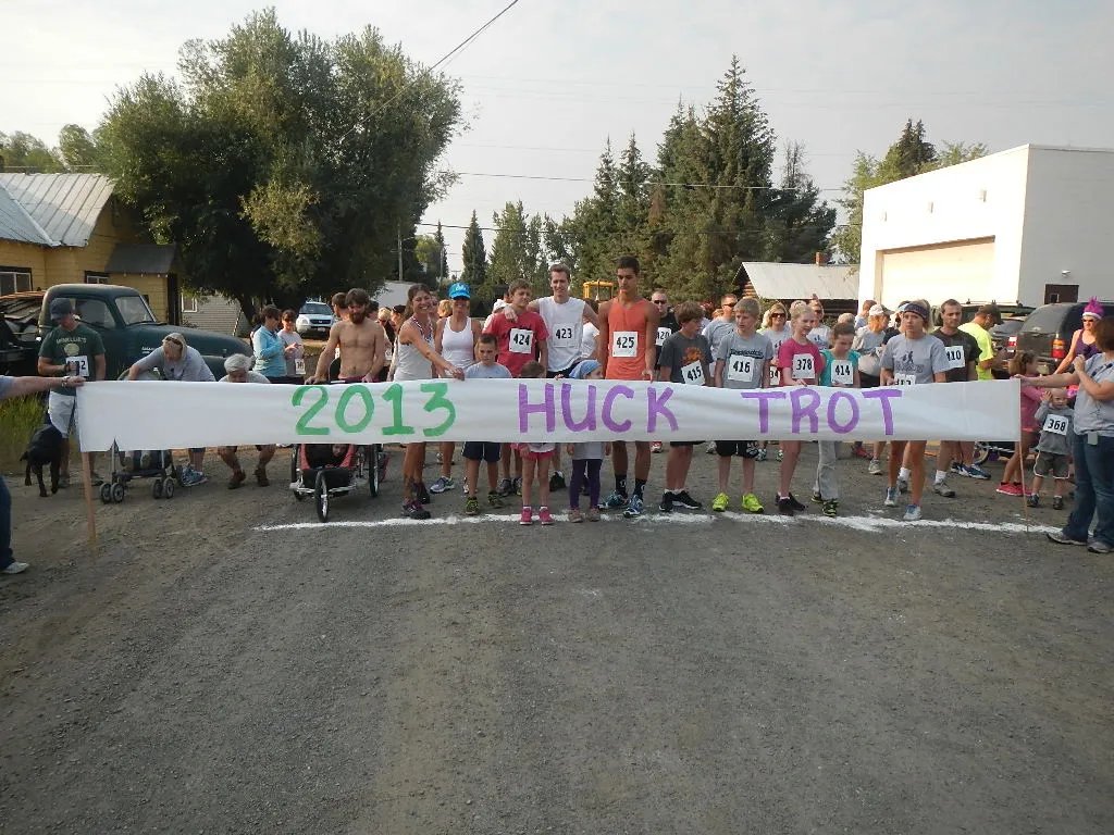 Huckleberry Trot 5K Fun Run/Walk Logo