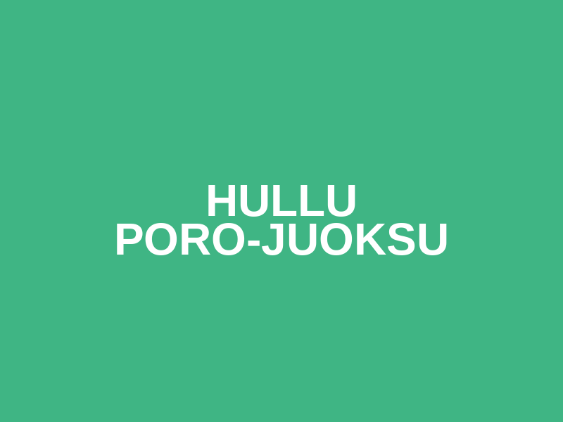 Hullu Poro-juoksu Logo