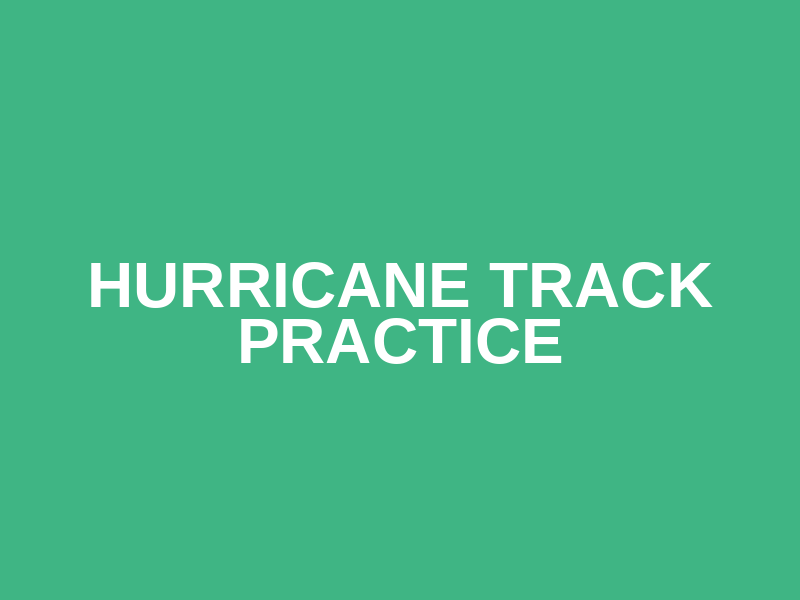 Hurricane Track Practice Logo