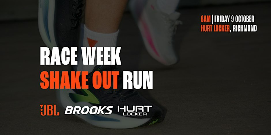 HURT LOCKER X JBL X BROOKS SHAKE OUT RUN Logo
