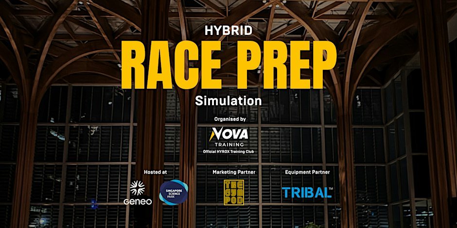 Hybrid Race Prep Simulation @ GENEO (Singapore Science Park)