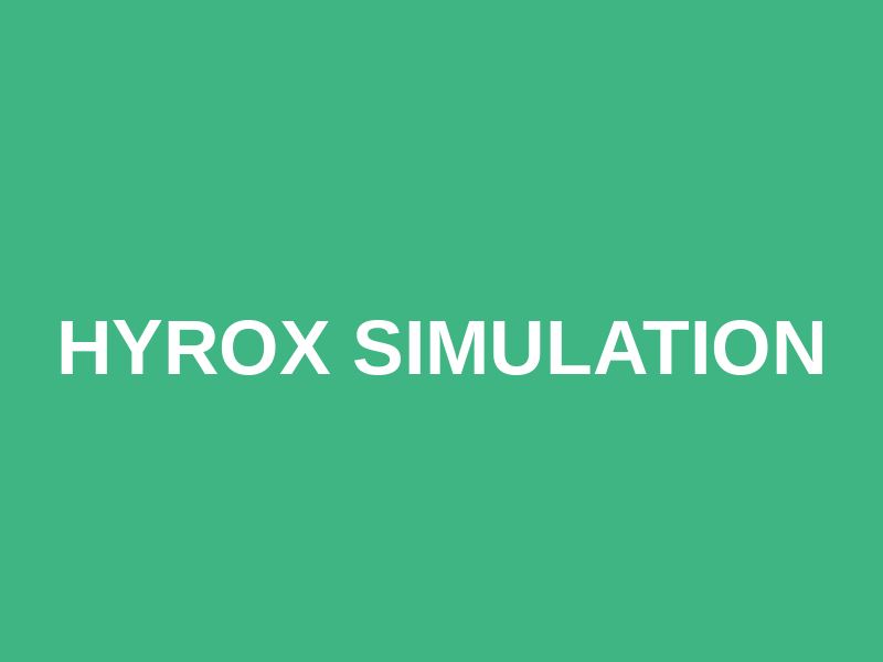 Hyrox Simulation Logo
