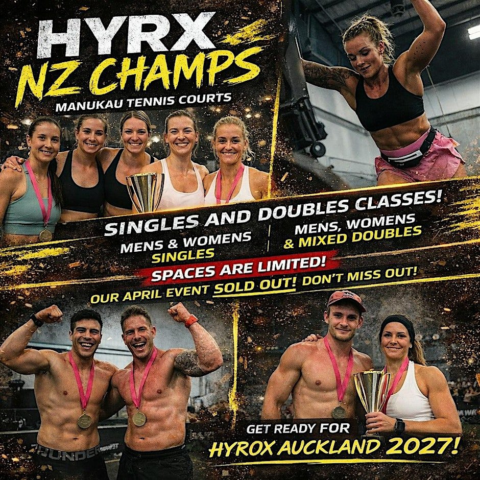HYRX NZ CHAMPS | Singles & Doubles