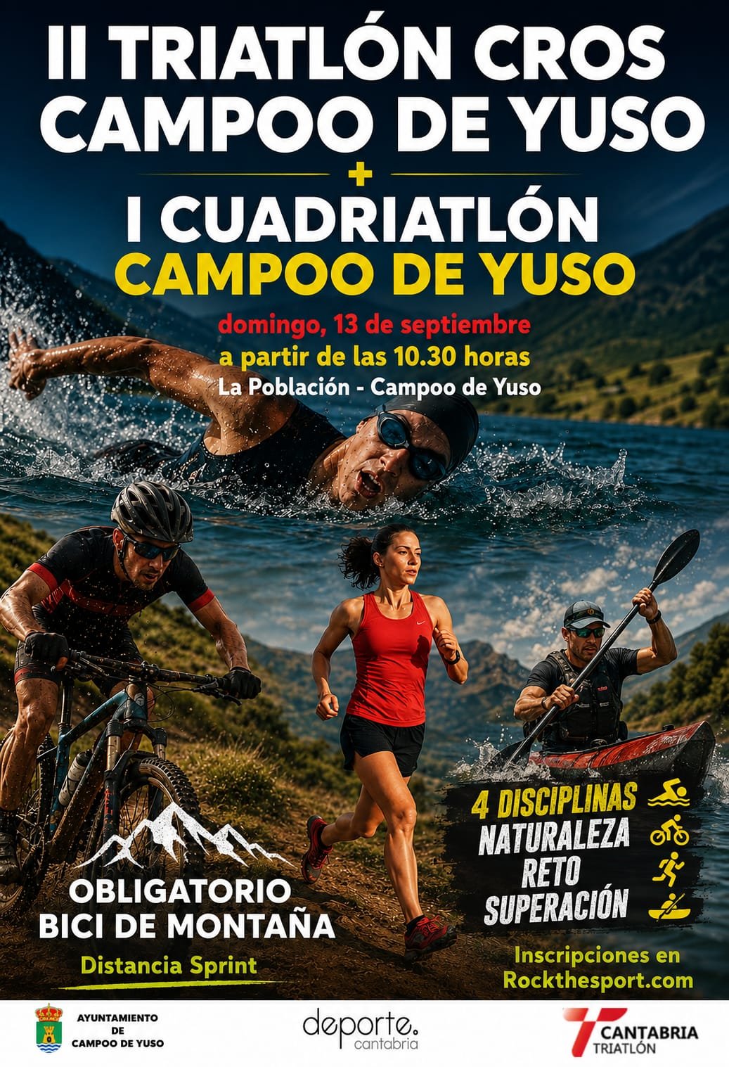 I CUADRIATLÓN CAMPOO DE YUSO Logo