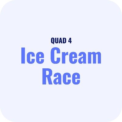 Ice Cream Race - QUAD 4 Logo