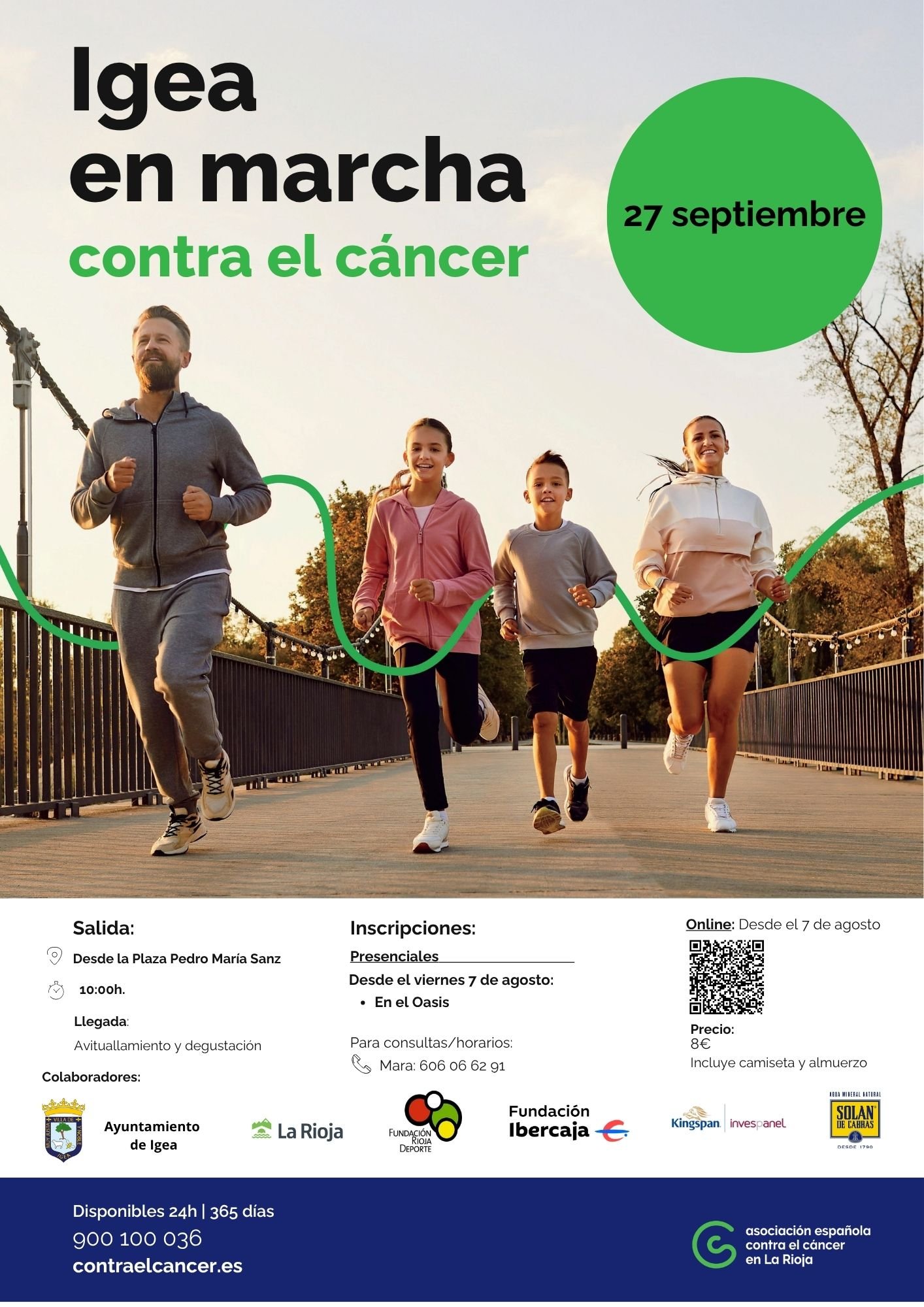IGEA EN MARCHA CONTRA EL CÁNCER 2026 Logo