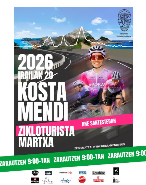 II Kostamendi Zikloturista Martxa Logo