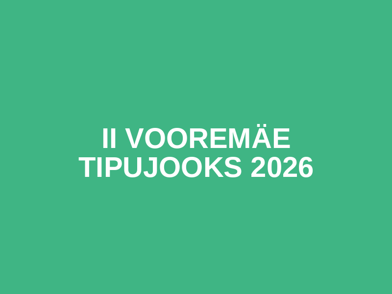 II VOOREMÄE TIPUJOOKS 2026 Logo