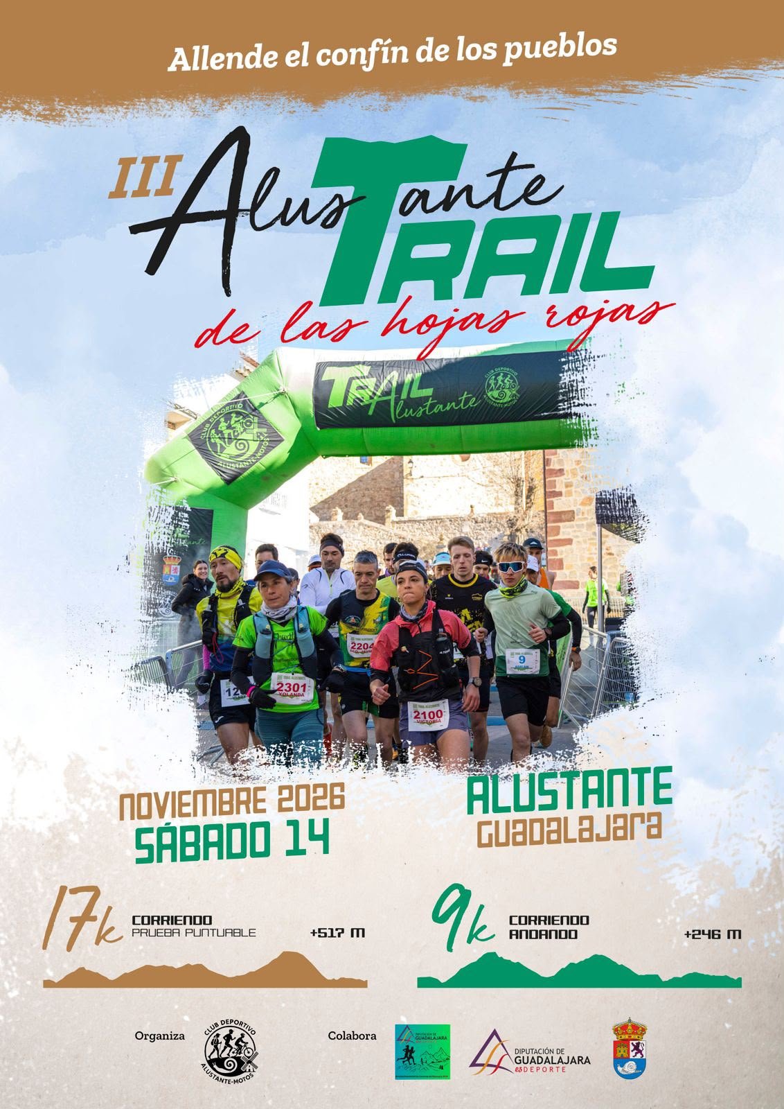 III Alustante 'Trail de la Hojas Rojas' Logo