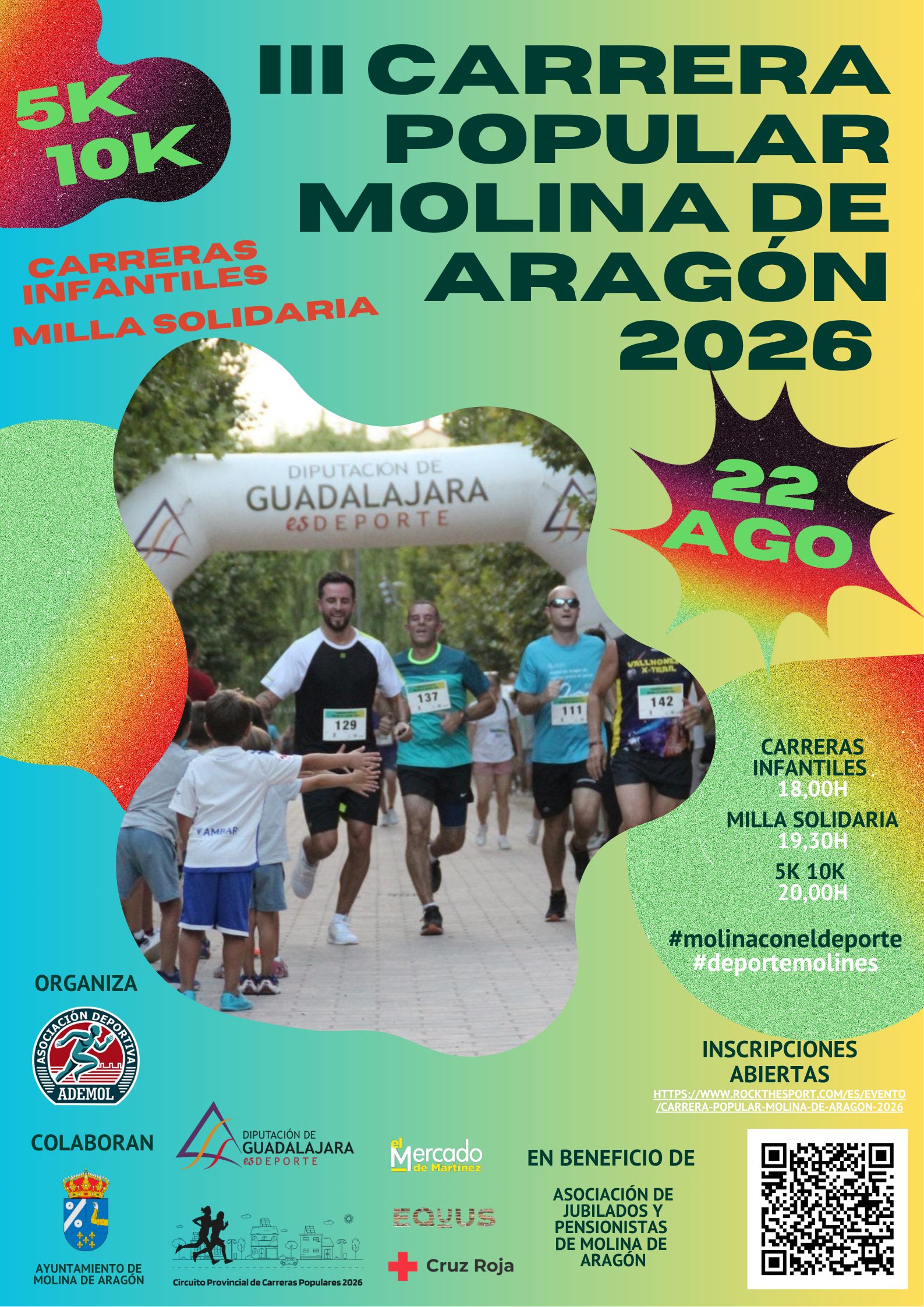 III Carrera Popular Molina de Aragón 2026 Logo