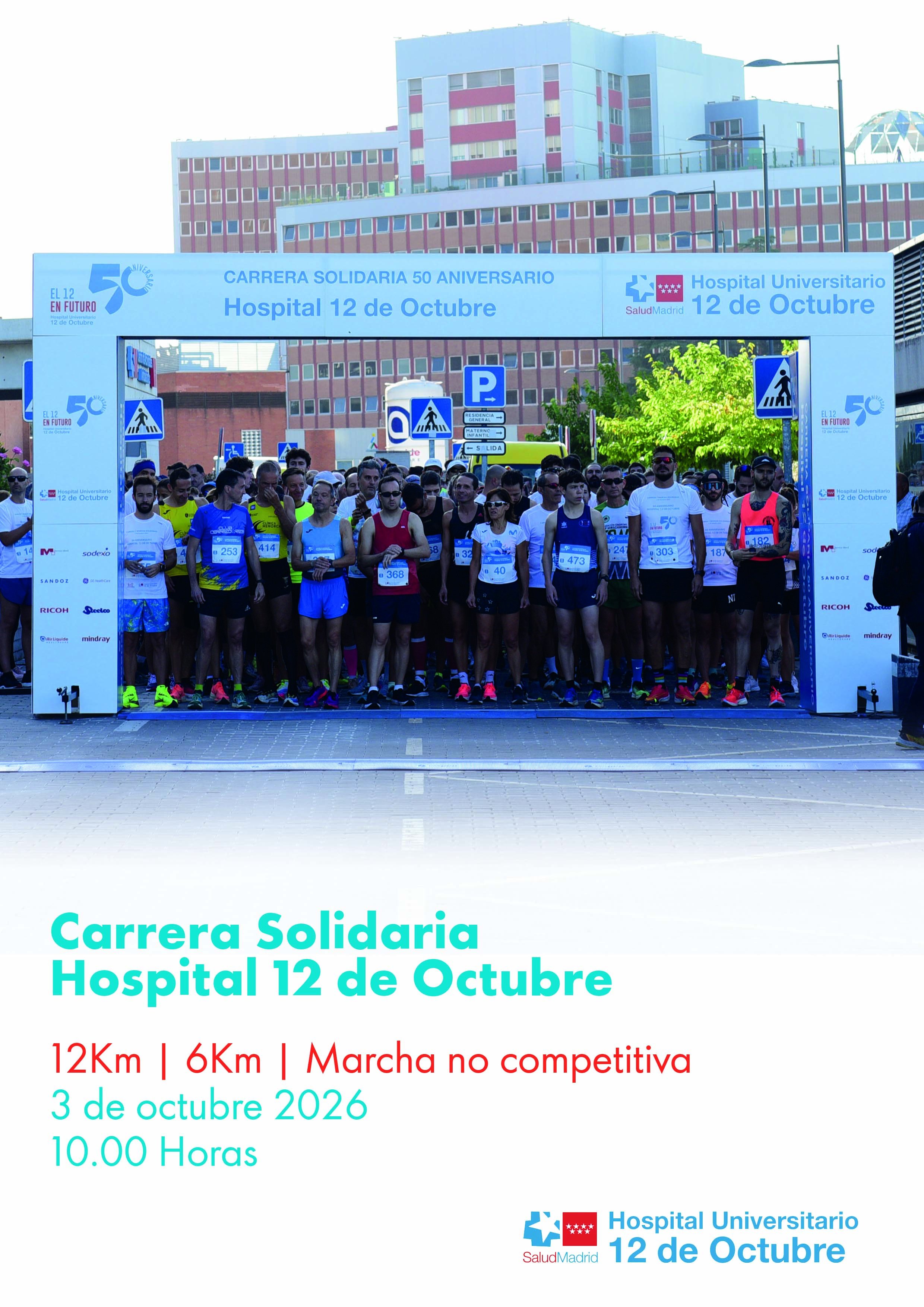 III Carrera Solidaria Hospital 12 de Octubre Logo