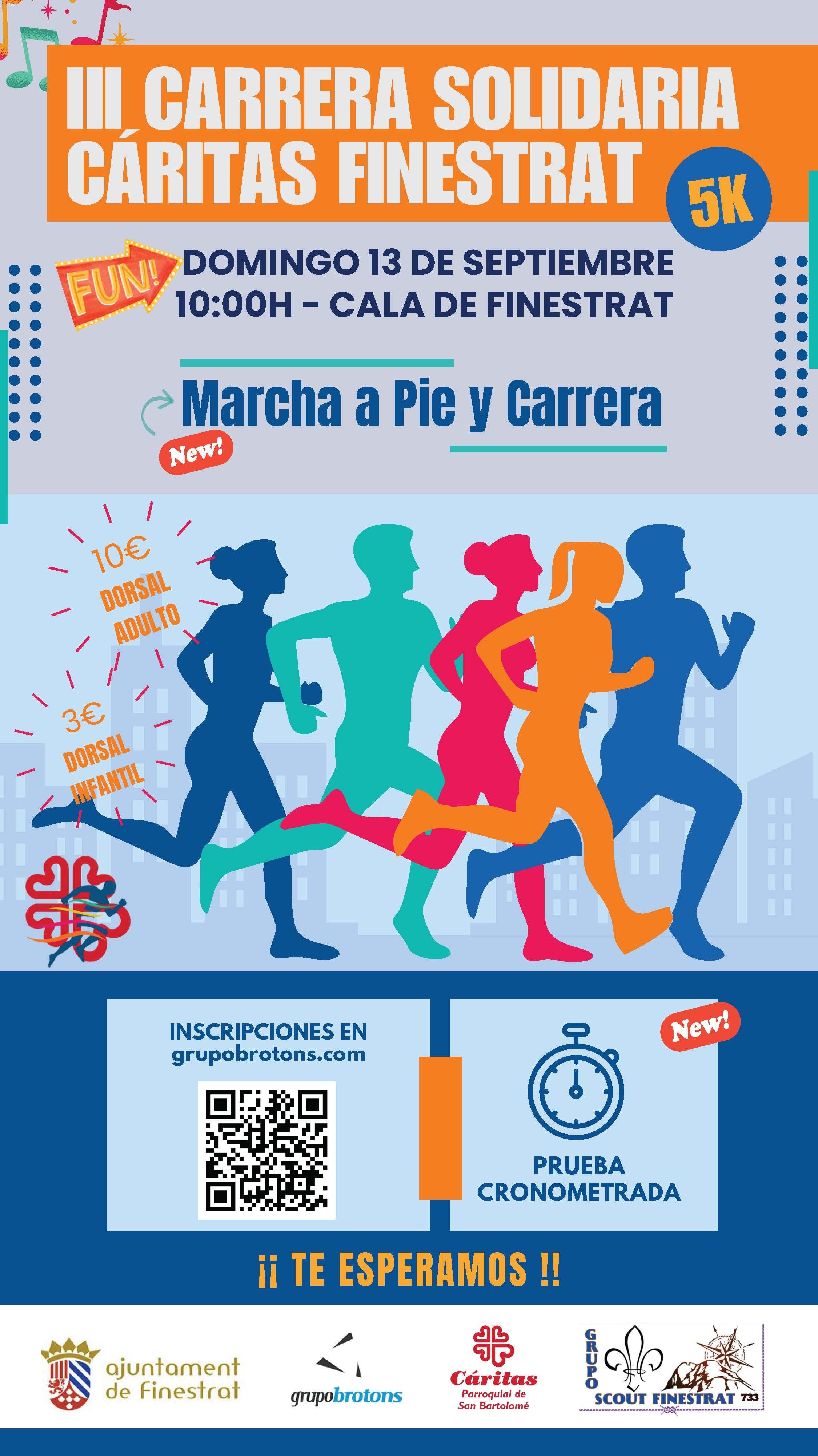 III Carrera y Marcha a pie Solidaria Cáritas Finestrat