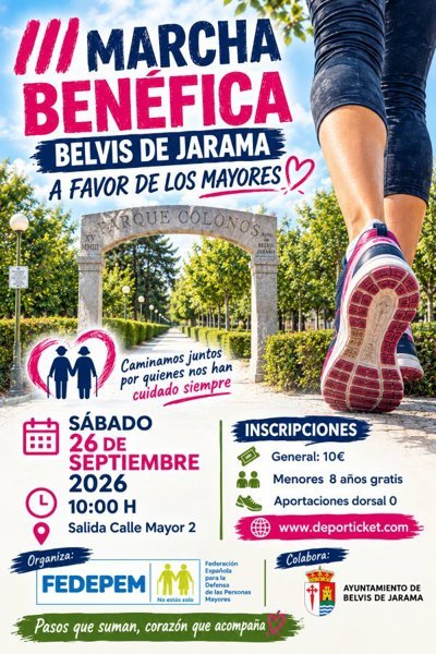III Marcha Benéfica de Belvis de Jarama Logo