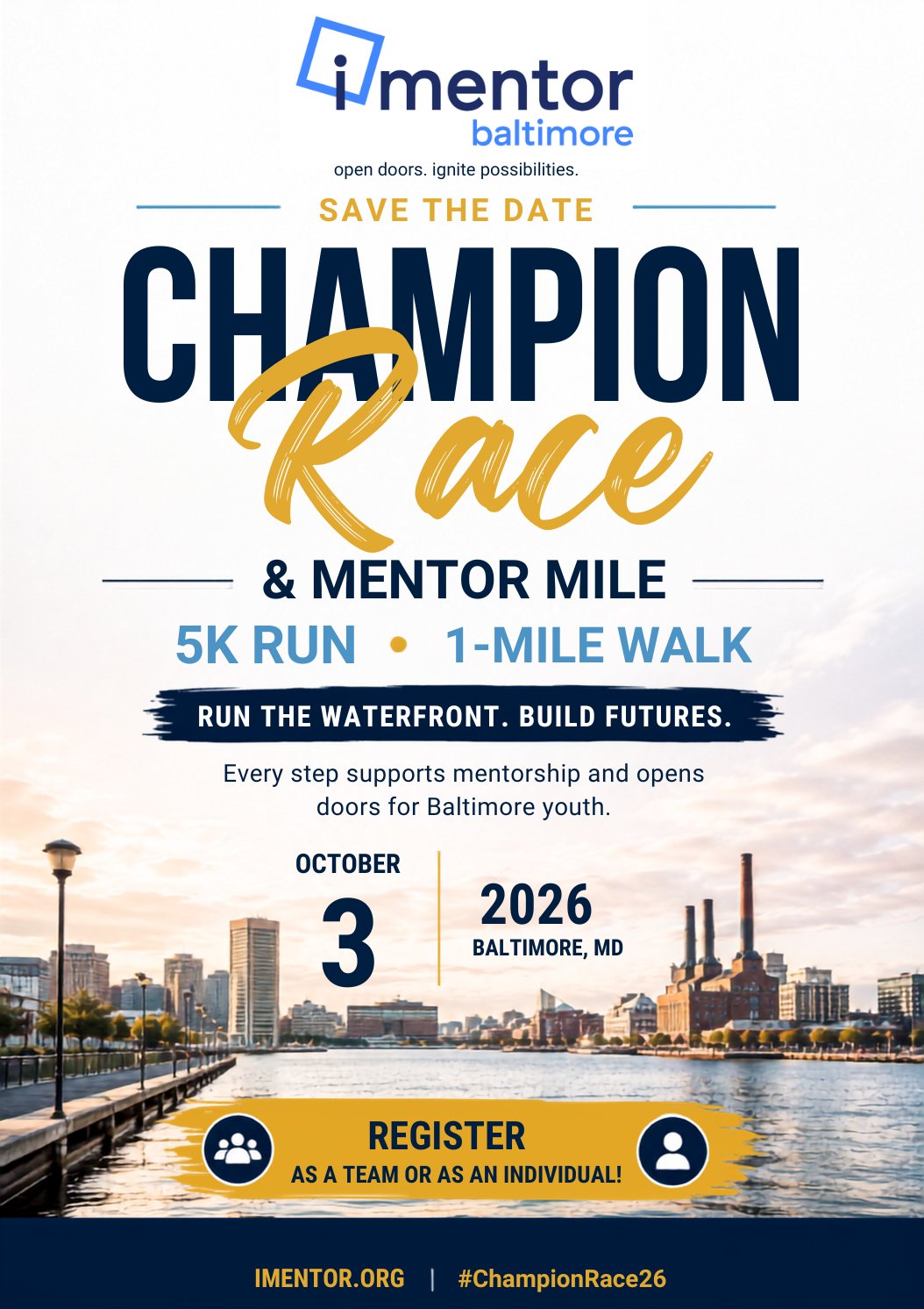 iMentor Champion Race 5K Logo