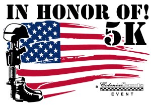 In Honor of! 5K Run/Walk Logo